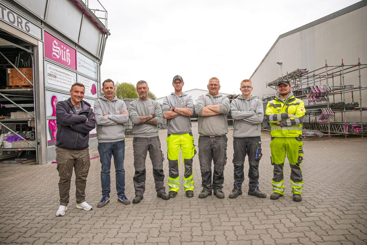 Das Team von Süß Gerüstbau, Familienbetrieb seit 1967 in Cuxhaven