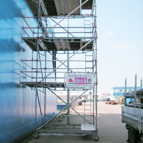 Gerüstbau-Projekt von Süß in Cuxhaven