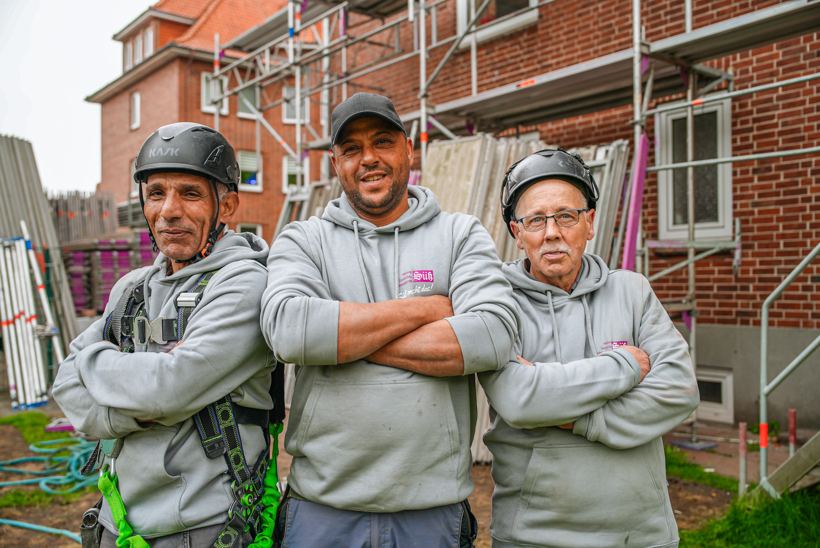 Süß-Team im Materiallager